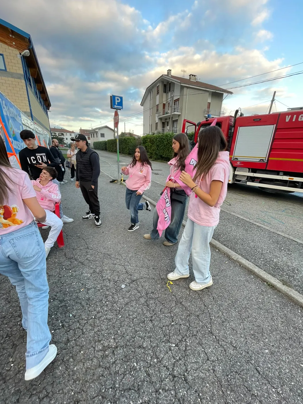 I Coscritti condividono un momento di festa